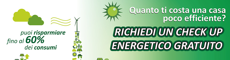Efficienza Energetica - Richiedi un Check up gratuito